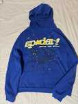 hoodie sp5der | spider blue tc