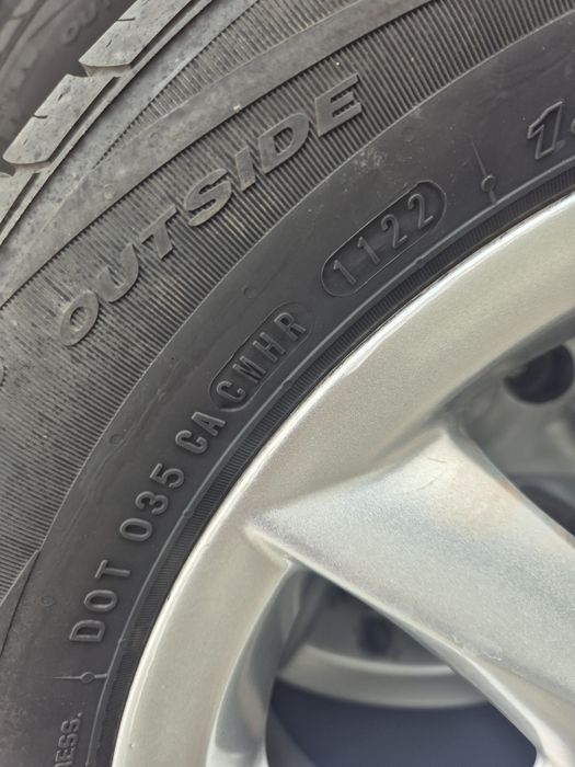 Jante Aliaj+Cauciucuri 185/60/R15 Toyota Yaris 3. 2012-2019.