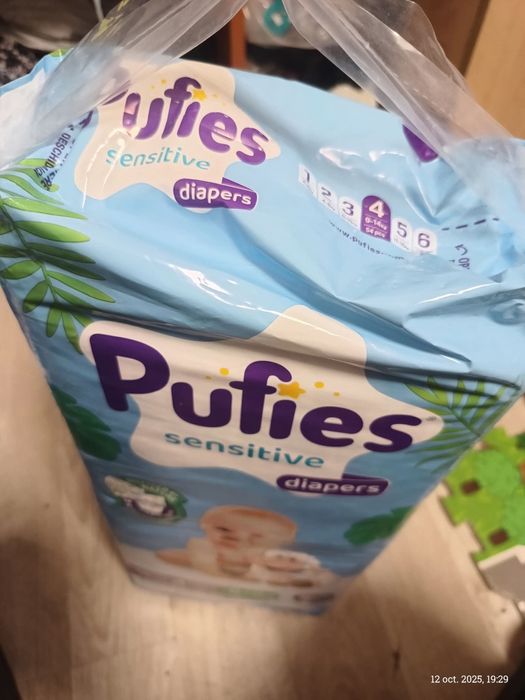 Pampers Pufies sensitive Nr 4