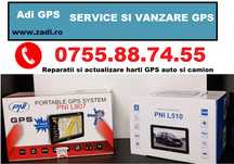 GPS nou TIR,cu garantie si factura+4 softuri camion+harti actualizate