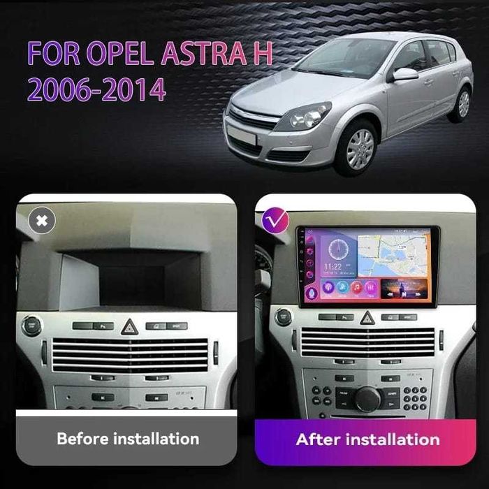 Navigatie Android Opel Astra YouTube Wifi casetofon