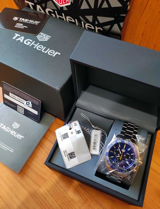 TAG HEUER FORMULA Хронограф CAZ101AB RedBull Мъжки Часовник НОВ