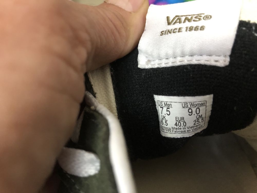 VANS номер 40 унисекс