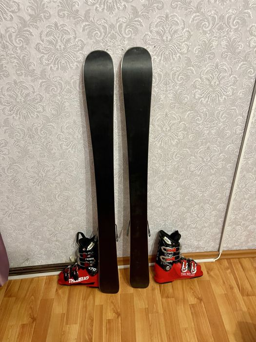 Schiuri copii 110 cm rossignol cu clapari set