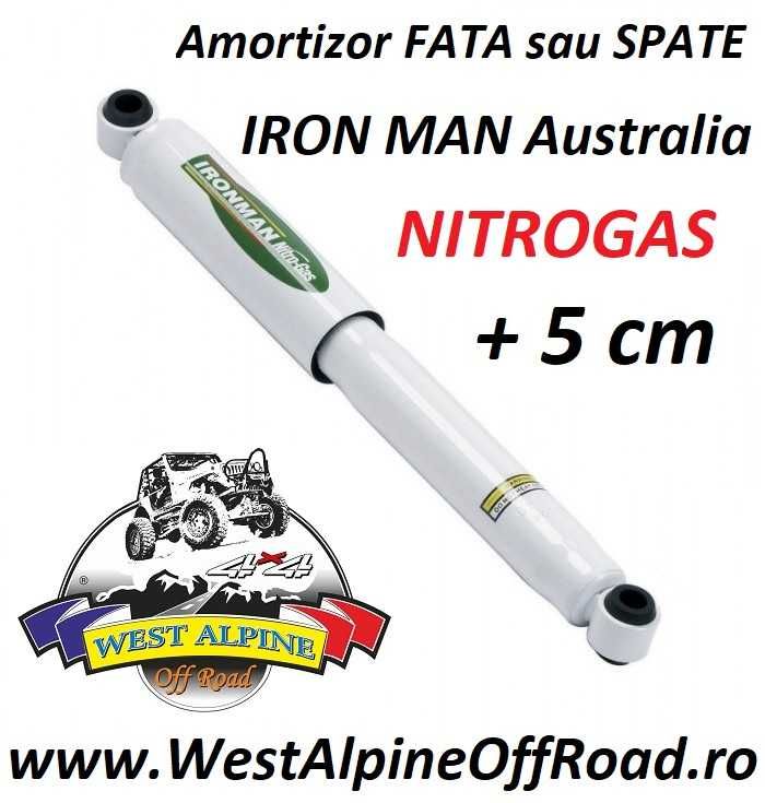 Amortizor Mitsubishi PAJERO 1, 2, 3, 4, SPORT- IRON MAN NitroGas +5 cm