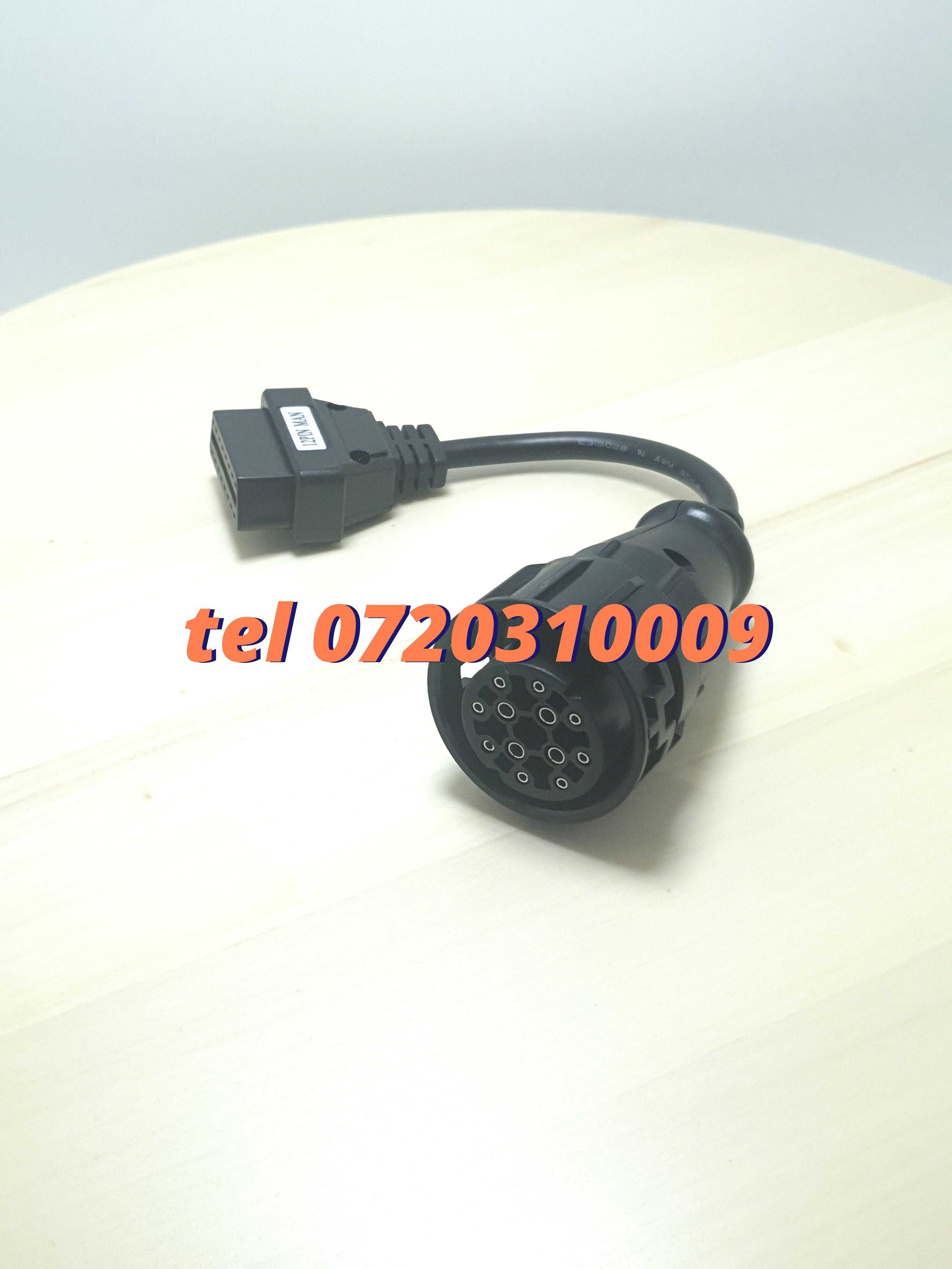Cablu Adaptor Diagnoza Camion Tir Man Tga 12pin Obd2 Delphi Autocom M