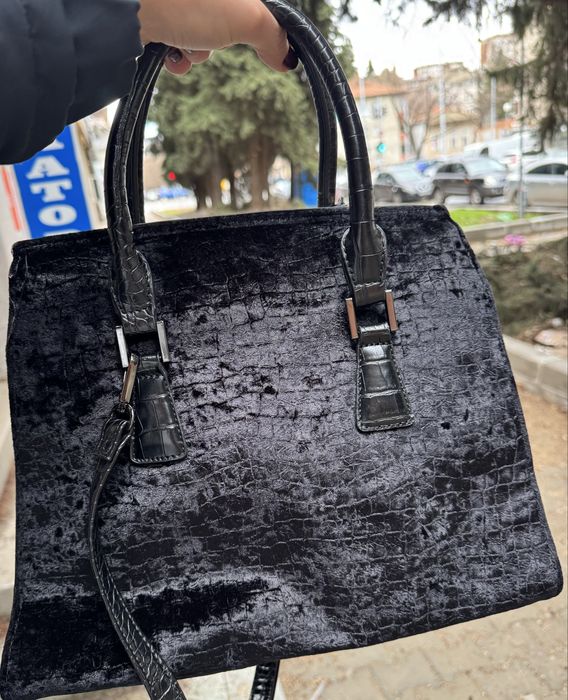 Чанта с кадифе Roberta Biagi