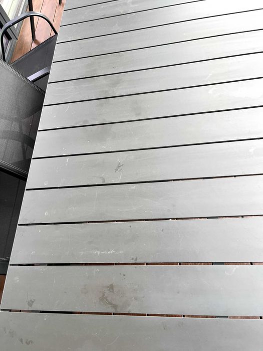 Голяма разтегателна градинска маса алуминий