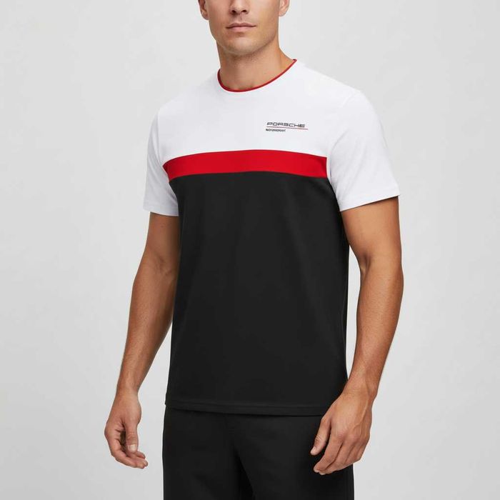 Porsche Motorsport Block - Оригинална мъжка тениска размер M, L