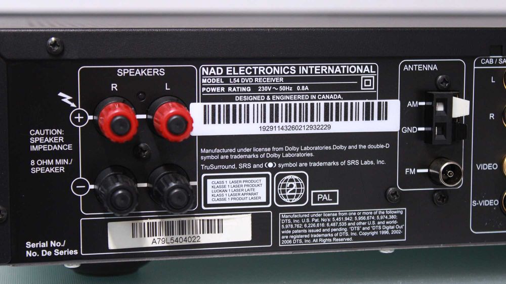 Statie/Tuner NAD,aux,cd,mp3,dvd,2x50W,FM,Optical.