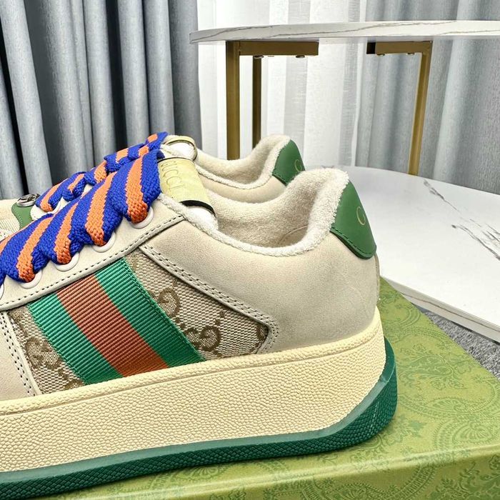 Tenisi Gucci Screener platform crem, marimi 35-40, adidasi Premium