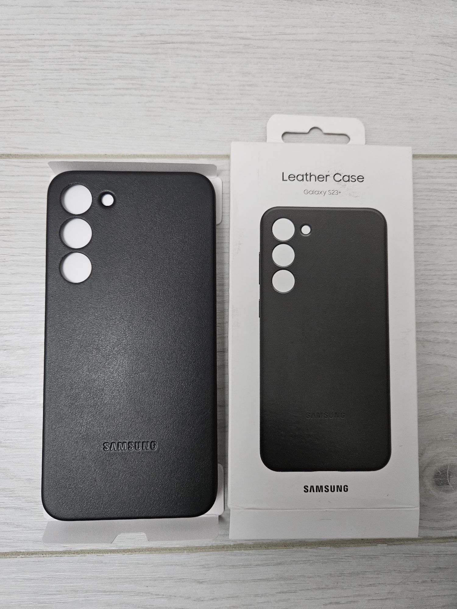 Husa noua originala piele Samsung S23 + Plus Leather Case