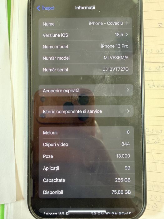Iphone 13 pro 256