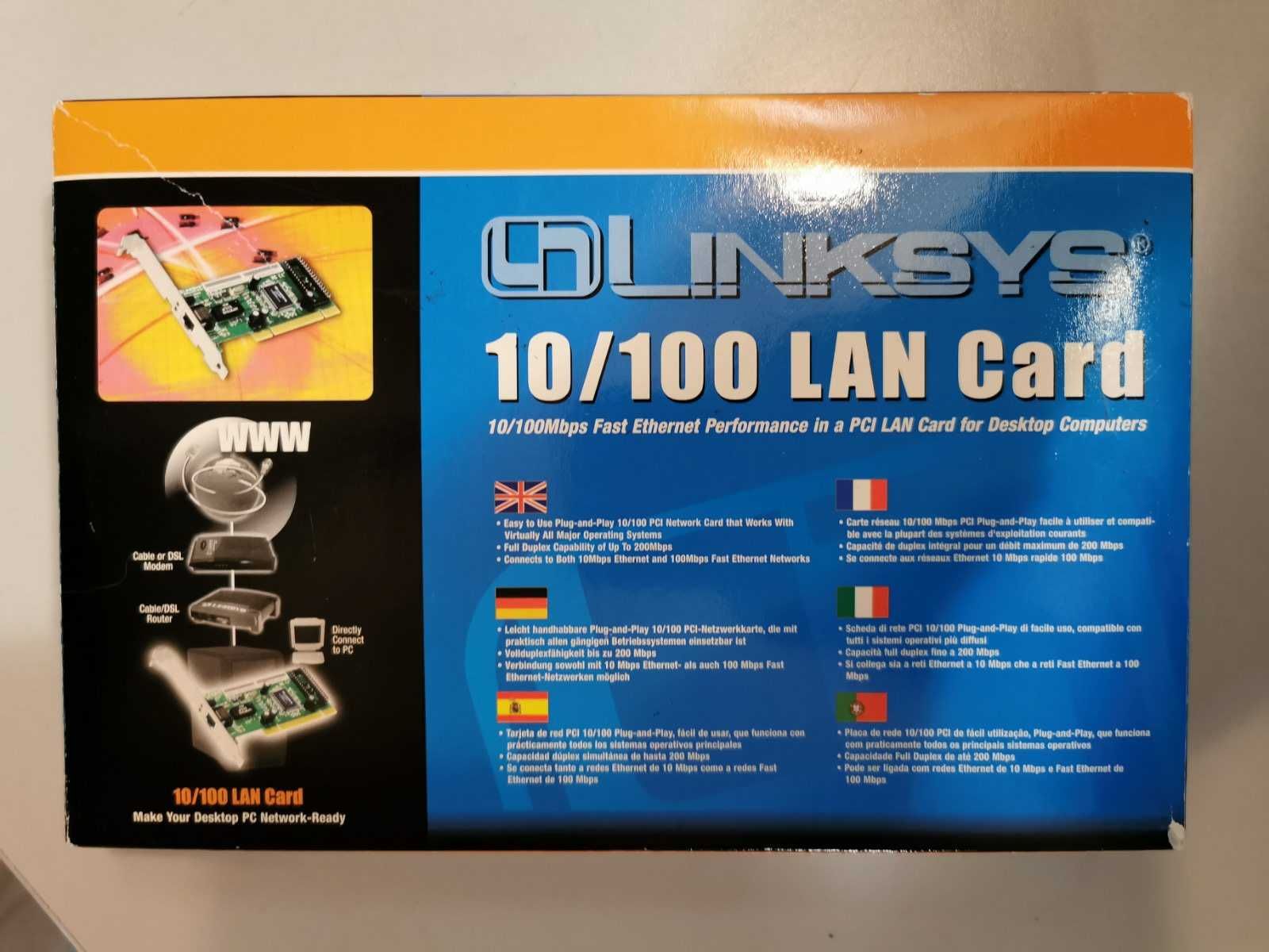 Нови MSI Wireless 11G cardbus CB54G2 и 10/100 lan карта linksys