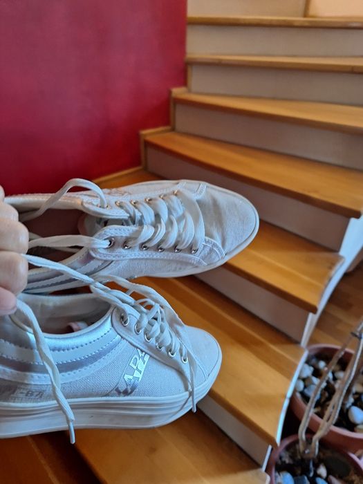 Tenisi Napapijri/Converse  36/37 alb