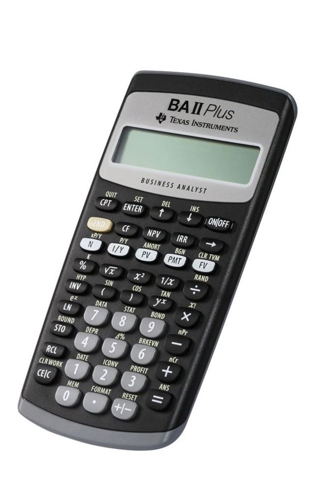 Калькулятор финансовый Texas Instruments Ba II plus