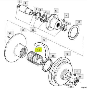 Butuc variator combina John Deere