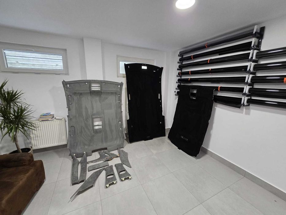 Reparatii plafonane auto - schimbam perdelute trape auto.