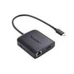 USB-C Multiport Adapter with 4K HDMI, 2x USB 3.0, Gigabit Ethernet