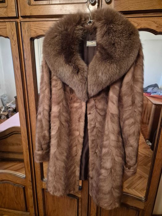 Vand haina lunga din blana de nurca