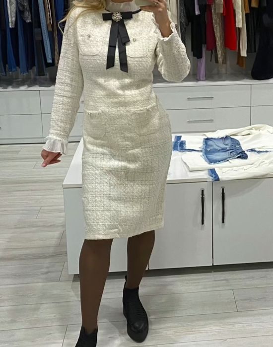 Рокля от букле размер L