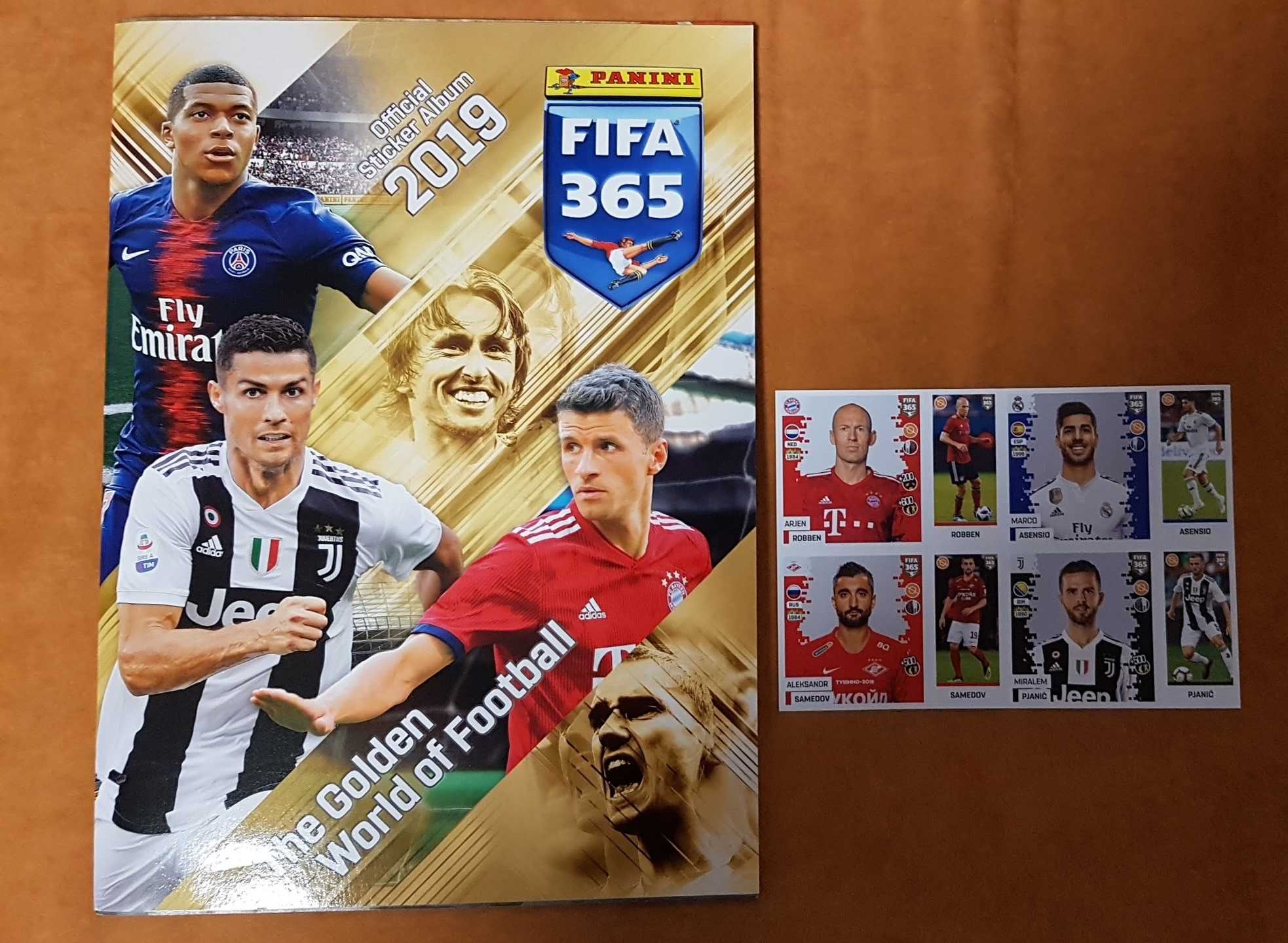 Album complet Panini FIFA 365 2019 Ed. Internationala (468 stickere)