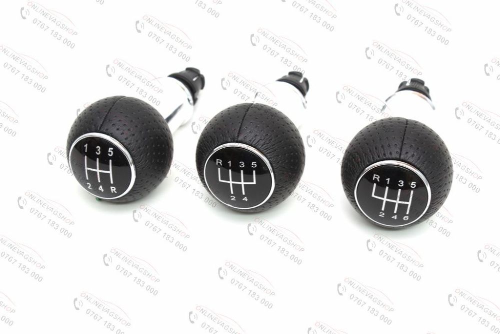 Nuca schimbator Audi piele perforata model S-line in 5 sau 6 viteze