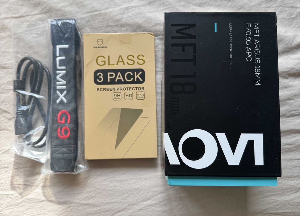 Camera foto LUMIX Panasonic G9 + Obiectiv Laowa 18mm f0.95 Argus APO