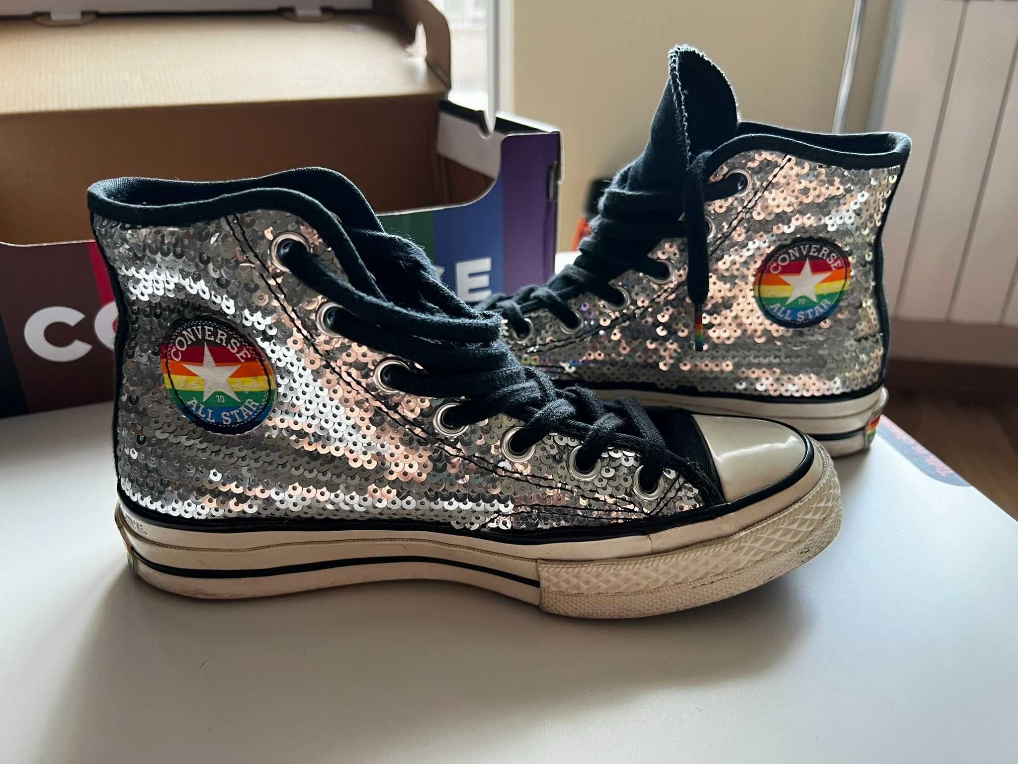 С кутии, отлично състояние обувки Nike, Adidas, Converse - 36,5 и 37,5