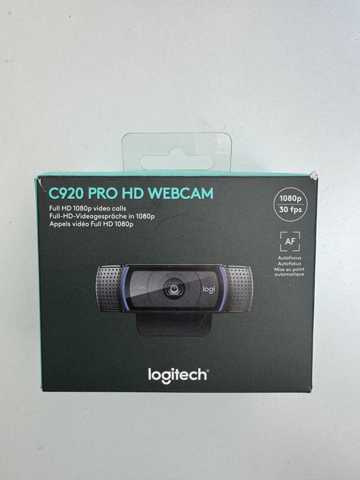 Camera web Logitech HD Pro C920, Full HD, Negru 960-001055