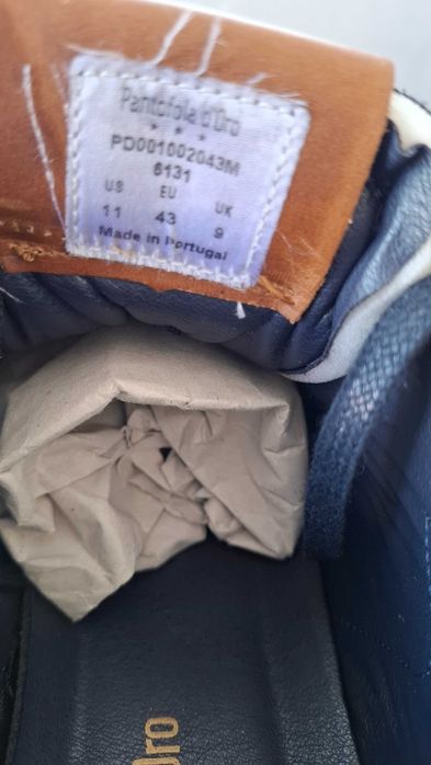 Мъжки кожени кецове Pantofola d'oro