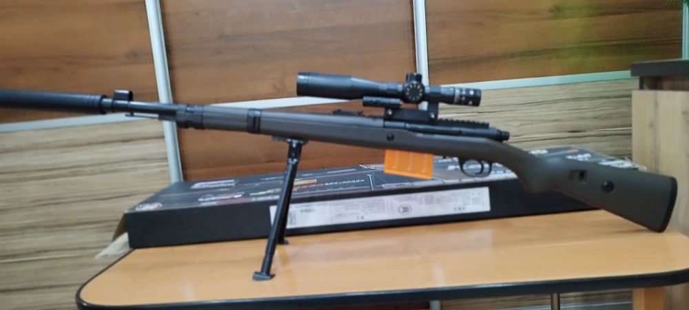 Игрушечная винтовка с мягкими пулями