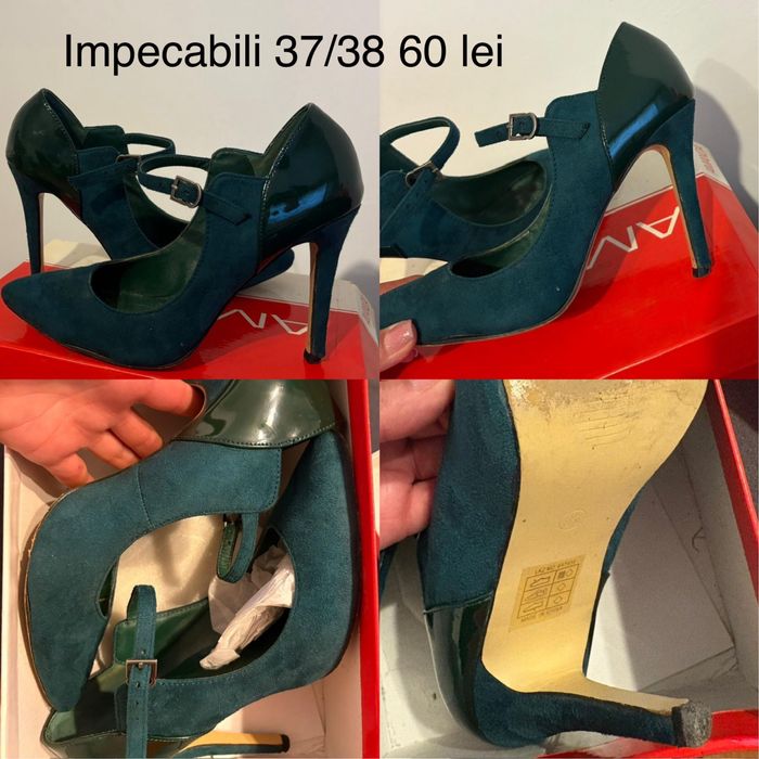 Pantofi piele noi 38/39