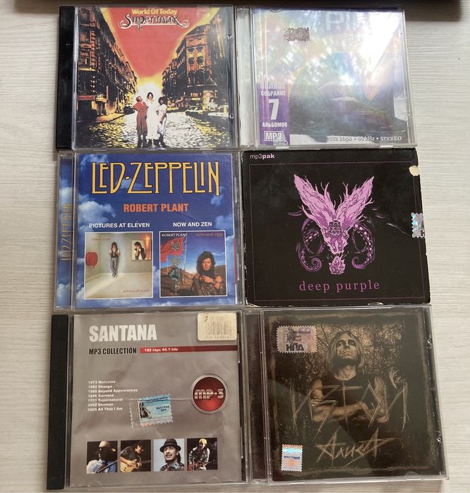 Продам CD диски(9 штук)