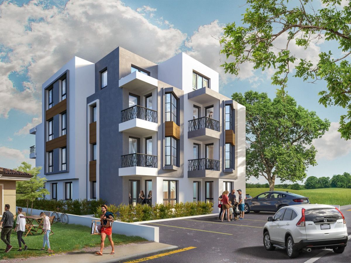 Двустаен апартамент 64,96 m2 в жилищна сграда в кв. Крайморие, Бургас.