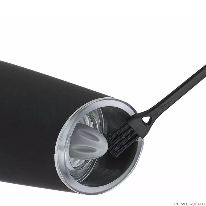 Set 2 rasnite electrice, pentru sare si piper, negru, Kinghoff