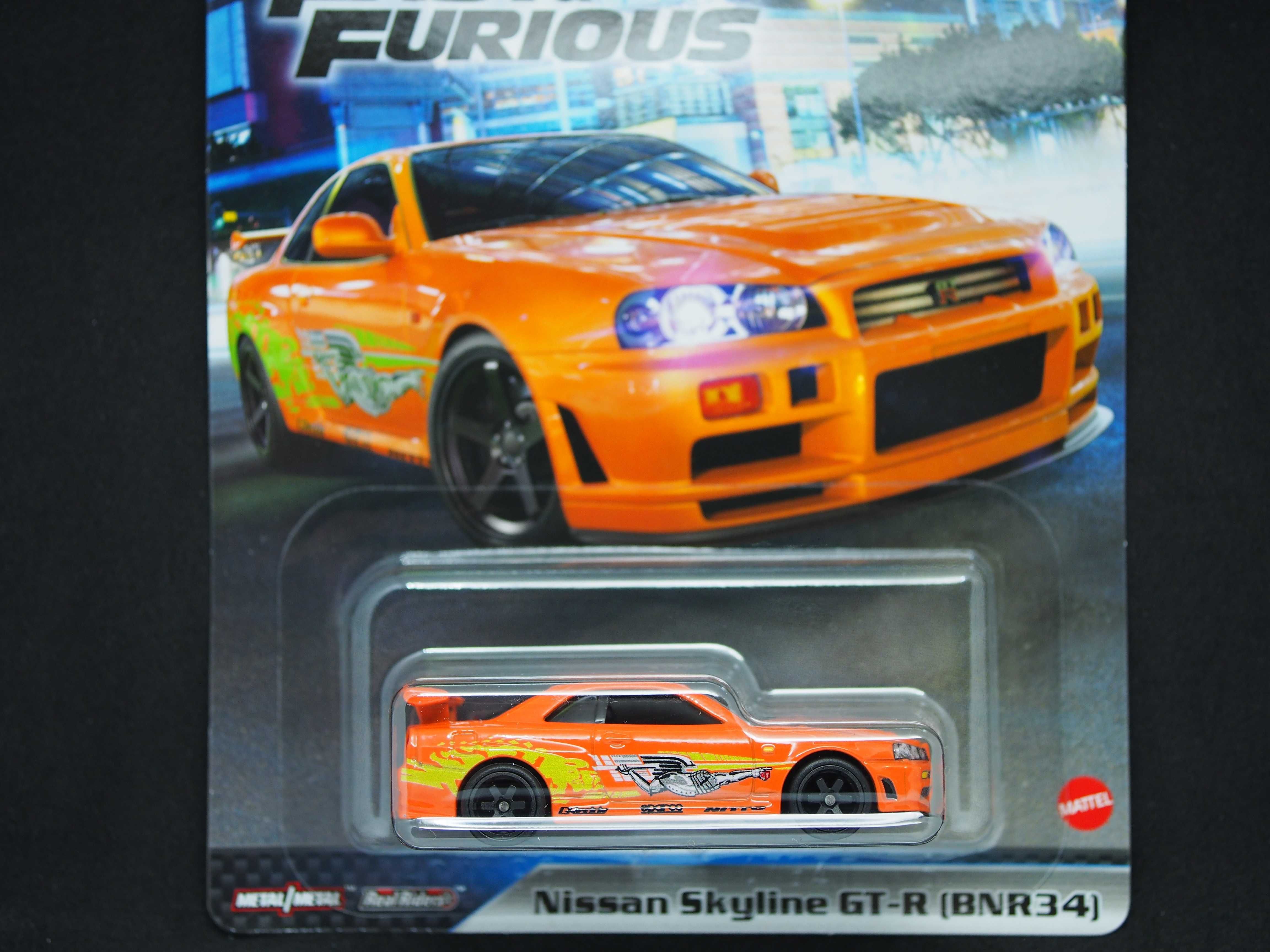 Macheta Hot Wheels Nissan Skyline GT-R r34