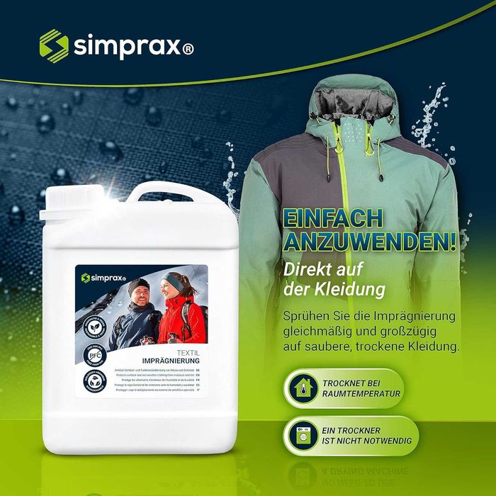 Simprax® Текстилна импрегнация - Устойчив хидроизолационен раствор