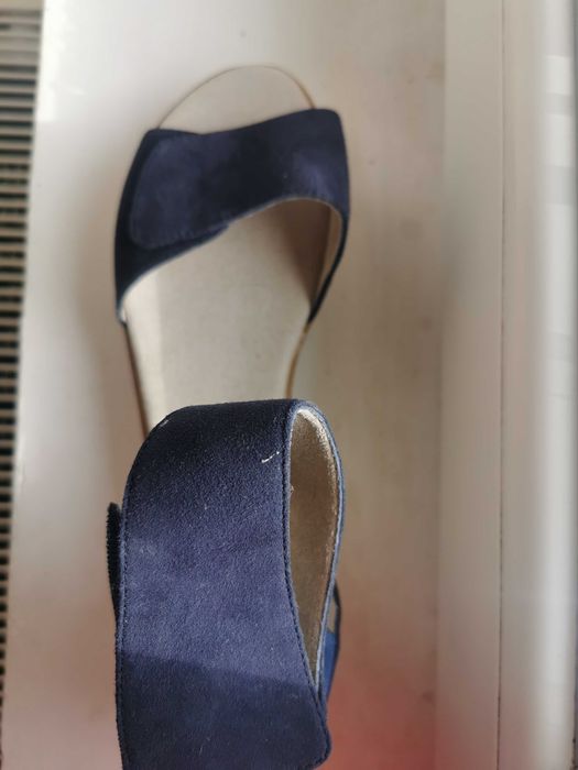 Sandale piele naturala interior exterior, Noi, mărimea 40