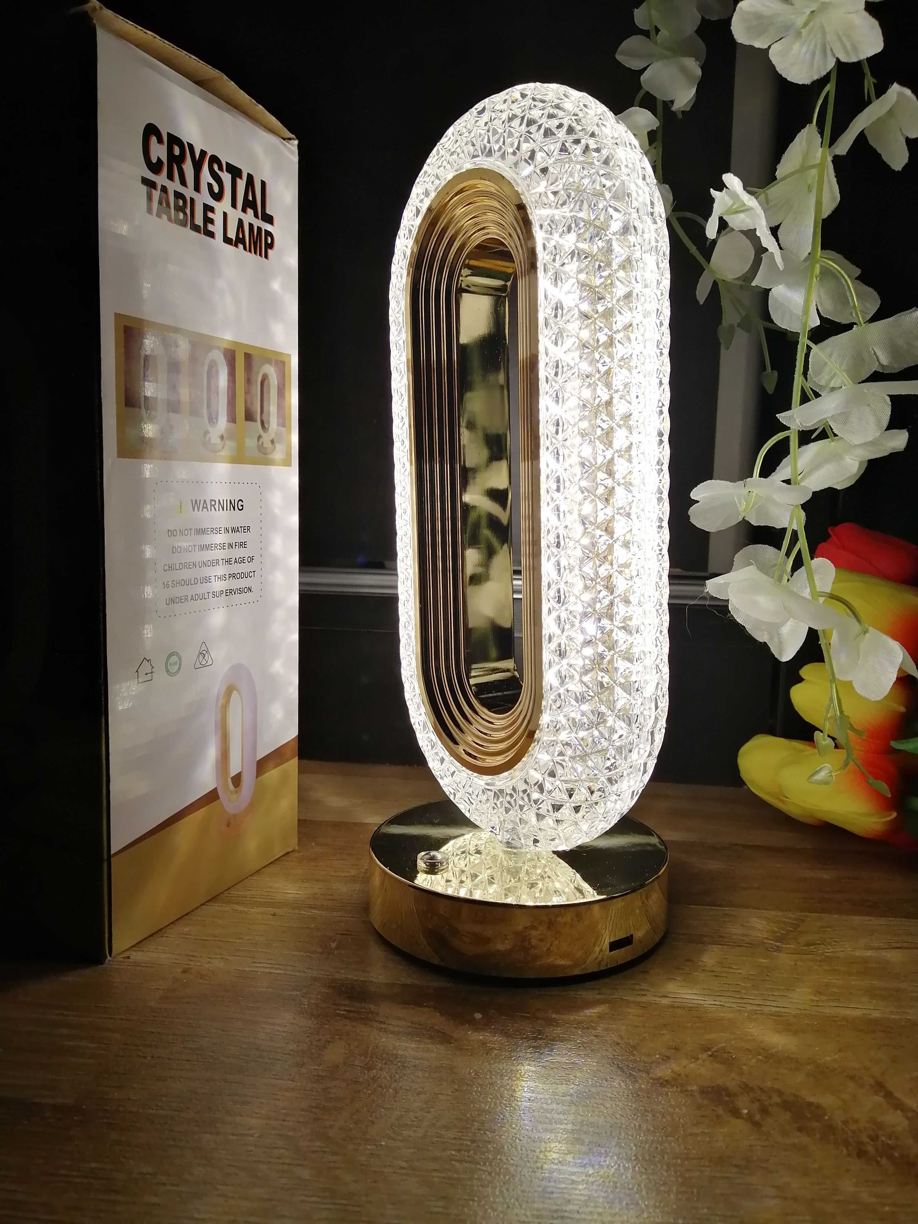 Veioza tip led lampa crystal dimonds noua in cutie