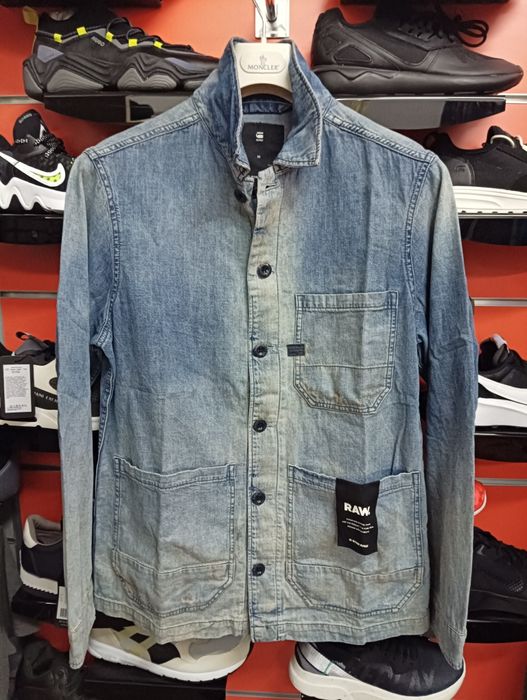Оригинално дънково яке риза G-STAR RAW Blake M , L ново мъжко