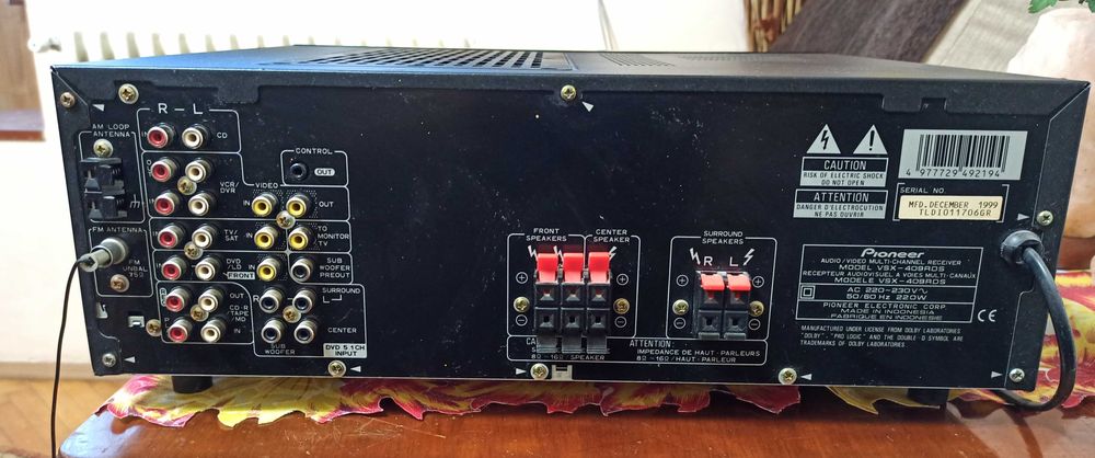 Receiver / Amplituner Pioneer + boxe Sony