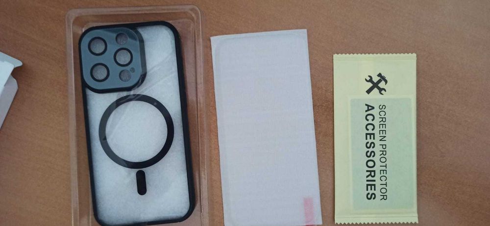 Iphone 14/PRO/MAX/PLUS Husa TPU MagSafe + Folie Sticla Safe Glass