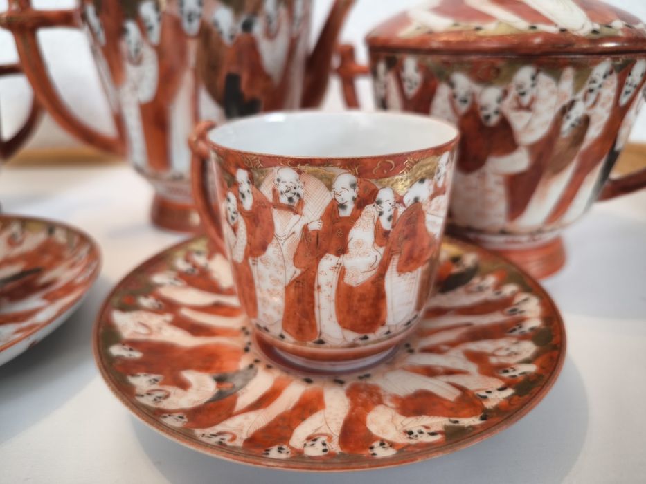 Порцеланов сервиз за чай Кутани Япония