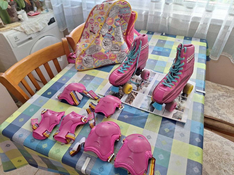 Кънки Soy Luna със сак и аксесоари