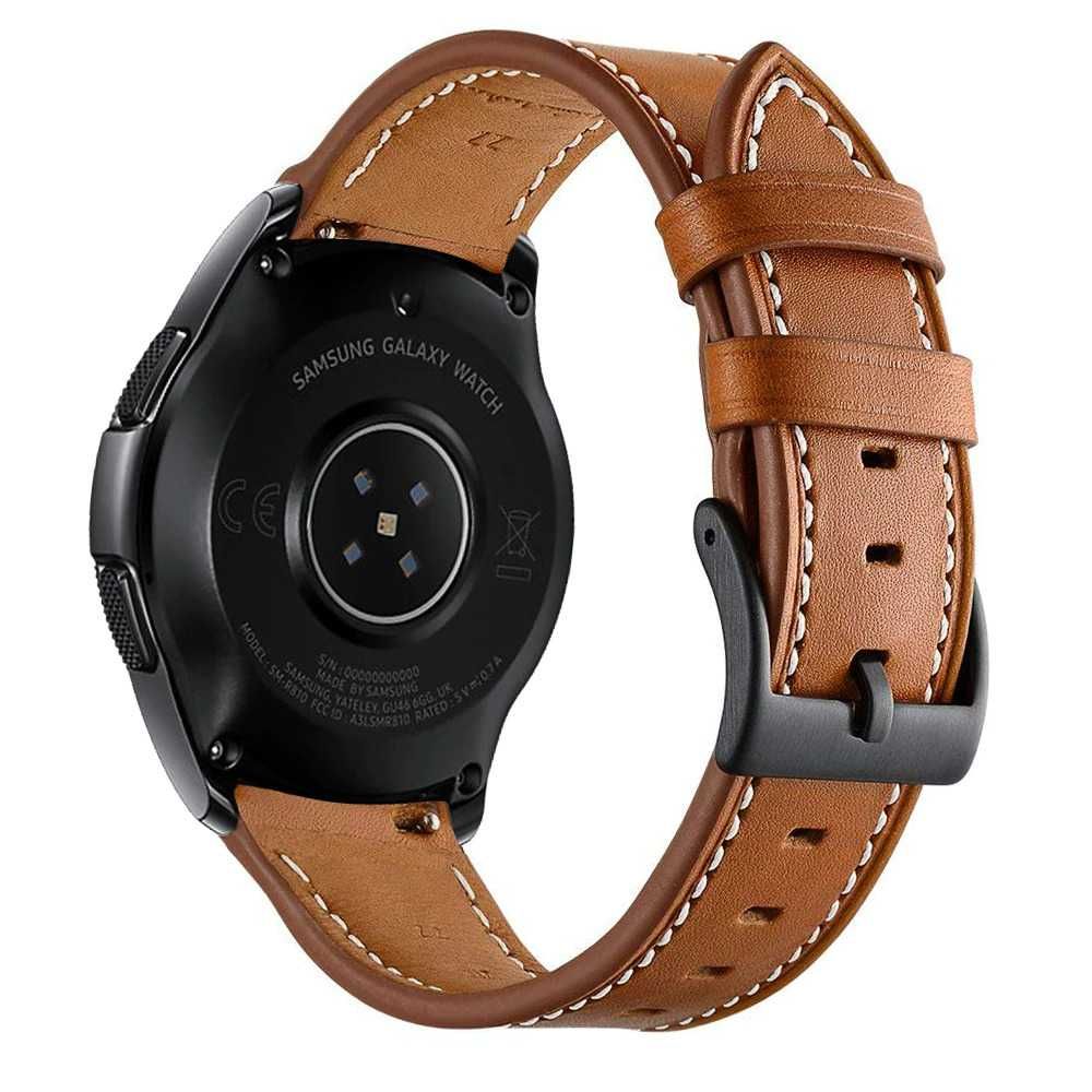 Curea ceas piele 22mm Samsung Galaxy Watch 2 3 Gear S3 Huawei GT GT2