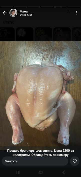 Продам бройллеры домашние