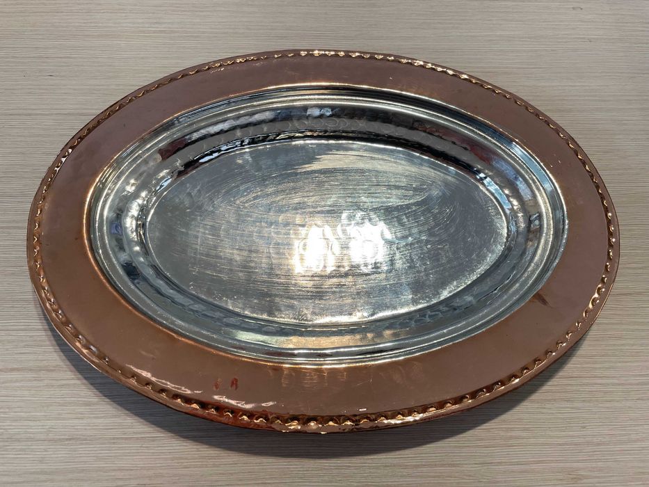 Vand platou stil turcesc, din alama, lucrat manual, 30 buc disponibil