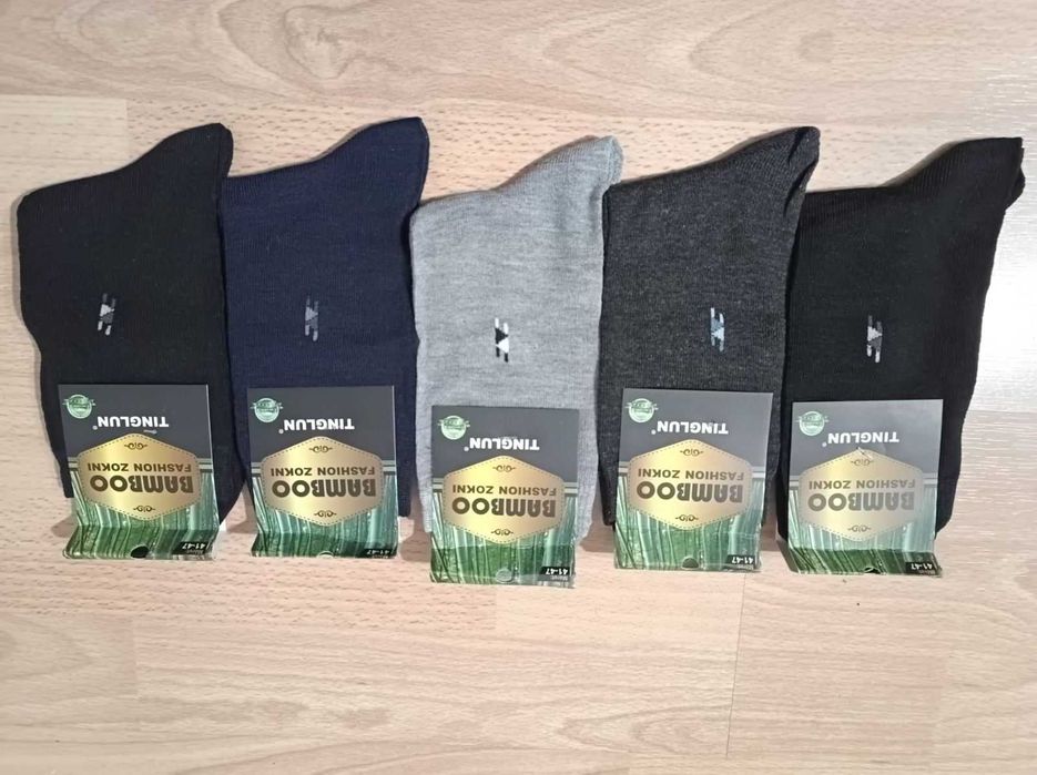 Мъжки бамбукови чорапи TINGLUN Bamboo комплект от 5бр. 41-47