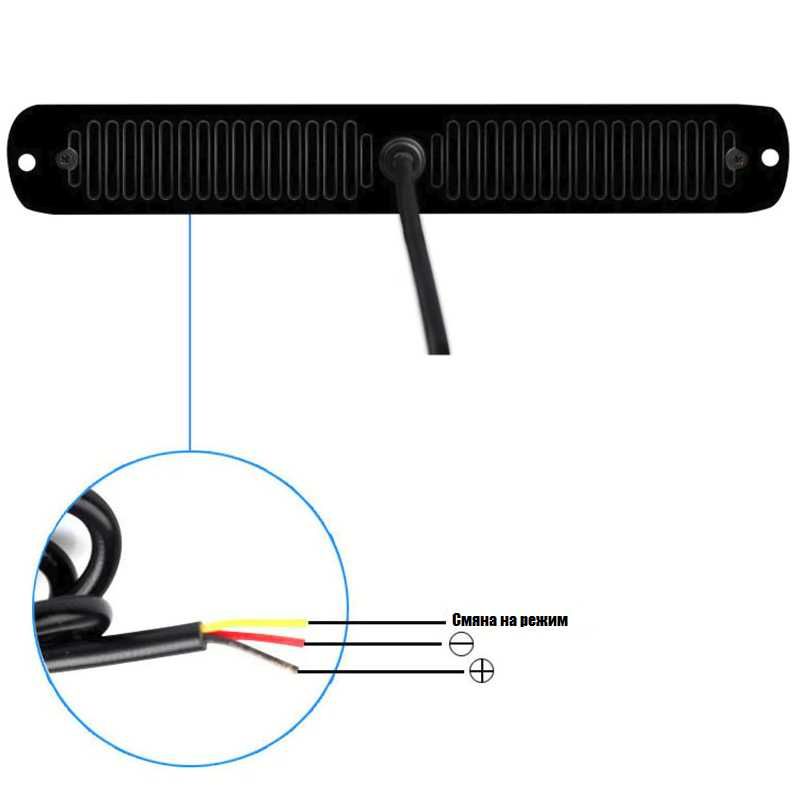 Блиц аварийна светлина с 24 диода 12/24V